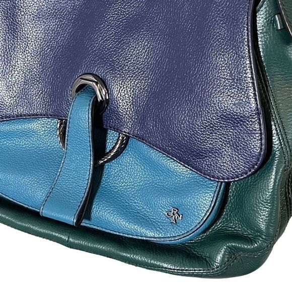 OrYANY Women's Blue and Green Color Block Crossbody Shoulder Bag - Picture 3 of 8